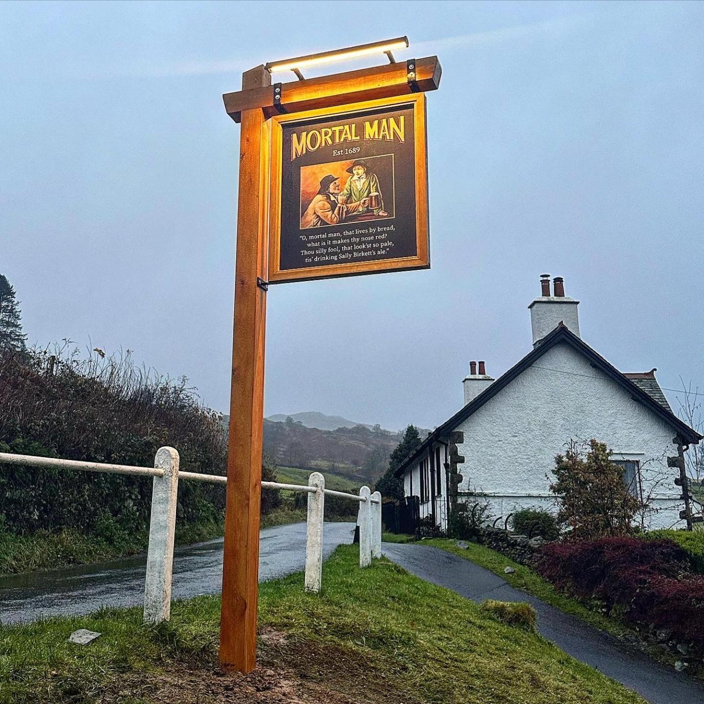The Mortal Man Inn Troutbeck  Eksteriør bilde